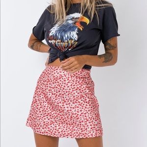Princess Polly Silk Mini Skirt